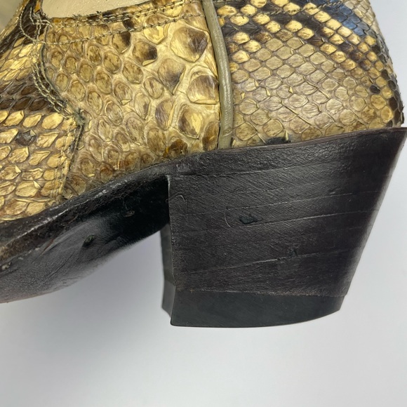 Vintage Justin Texas python leather boots - Picture 6 of 9